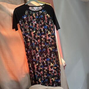 LuLaRoe Colorful Patterned Women's Dress-777